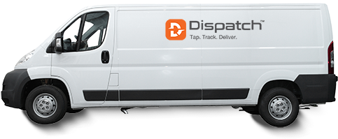 Get A Cargo Truck For Courier Delivery Services In - Compact Van (500x374), Png Download