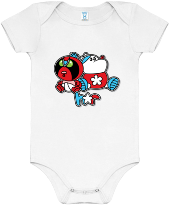 Baby Strong Bad And Homestar Onesie - Strong Bad (480x429), Png Download
