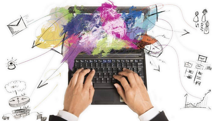 Search Online Available - Computer Design Art Marketing (704x402), Png Download