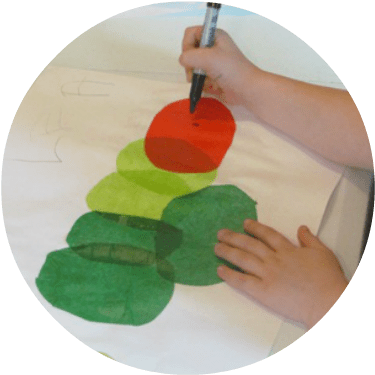 Tissue Paper Caterpillar - Education (400x400), Png Download