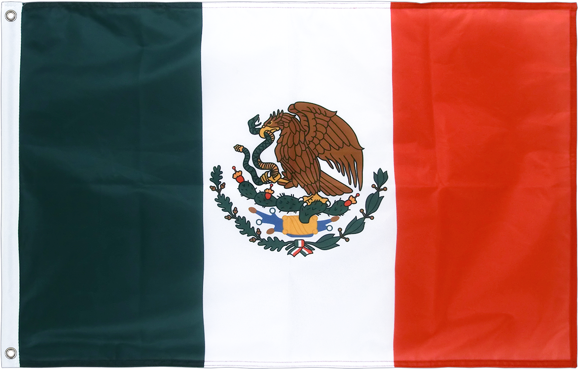 Grommet Flag Pro Ft - Mexico Hand Waving Flag Pro - 2x3 Ft (1500x1000), Png Download