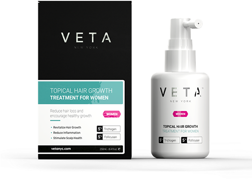 Female-hair - Veta Hair Growth Serum For Women (518x449), Png Download