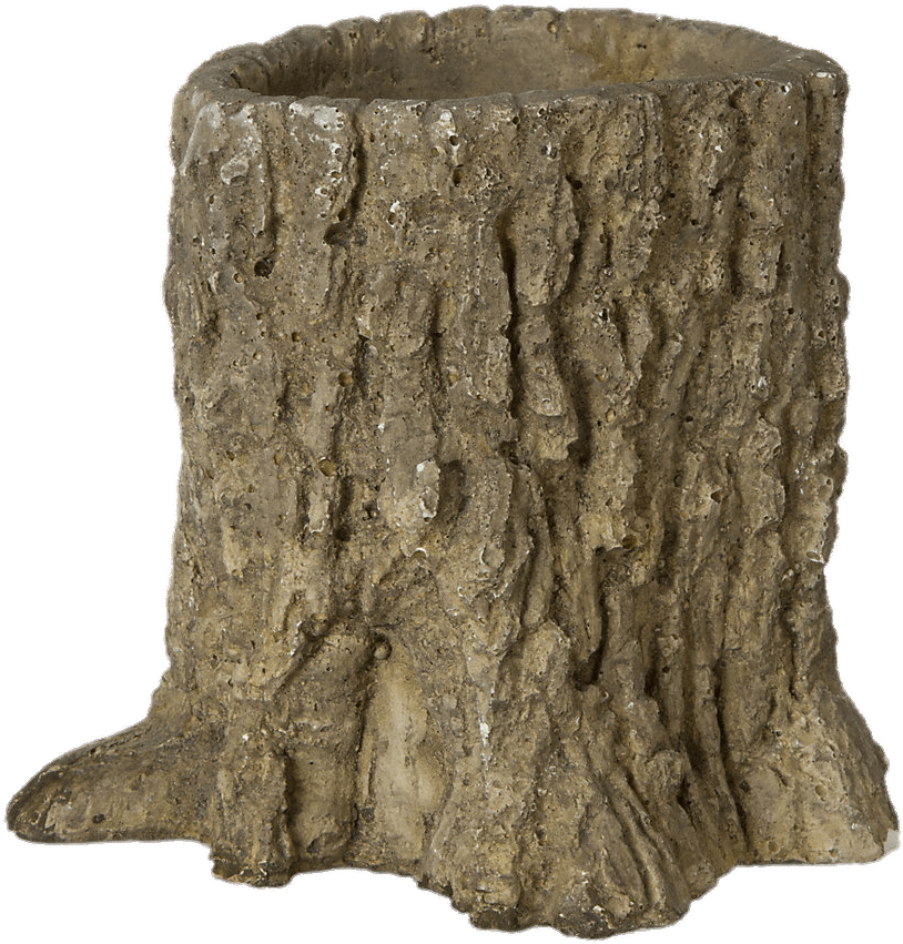 Nature - Faux Tree Stump Planter (1223x1223), Png Download