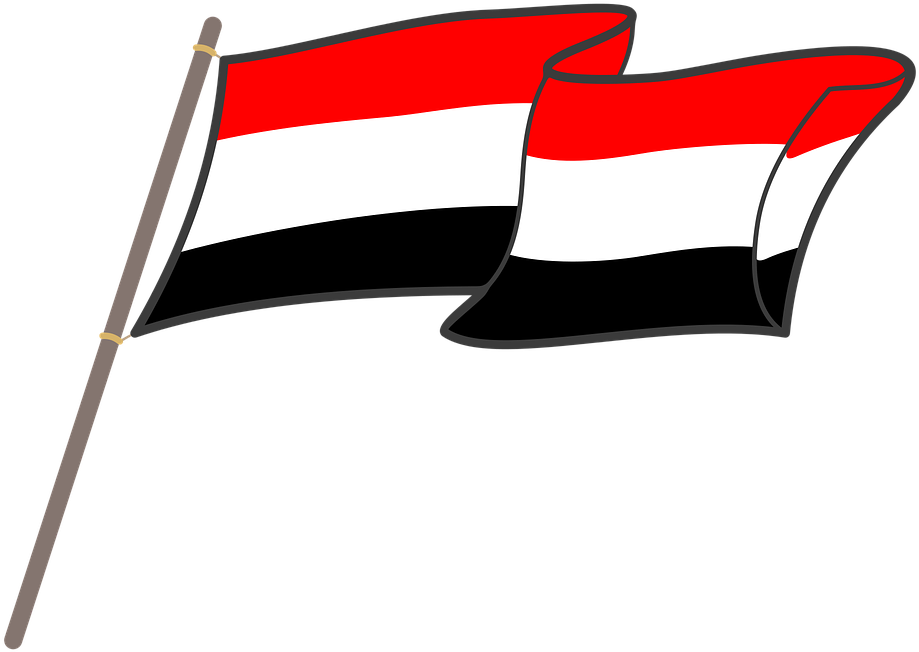 Yemen, Flag, Graphics, National Colors, The Mast - Bandiera Yemen Png (960x679), Png Download