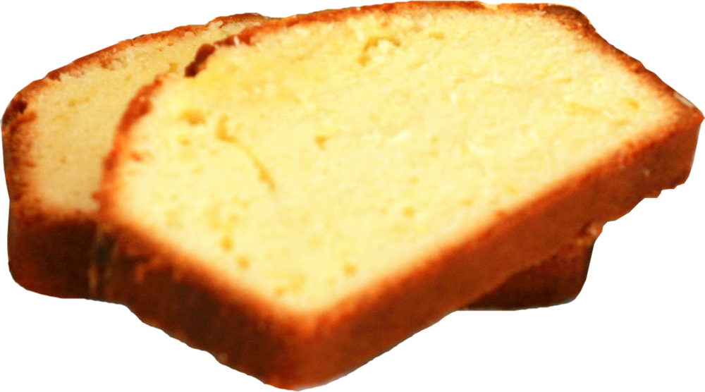 Share This Image - Pound Cake Slices (1000x556), Png Download