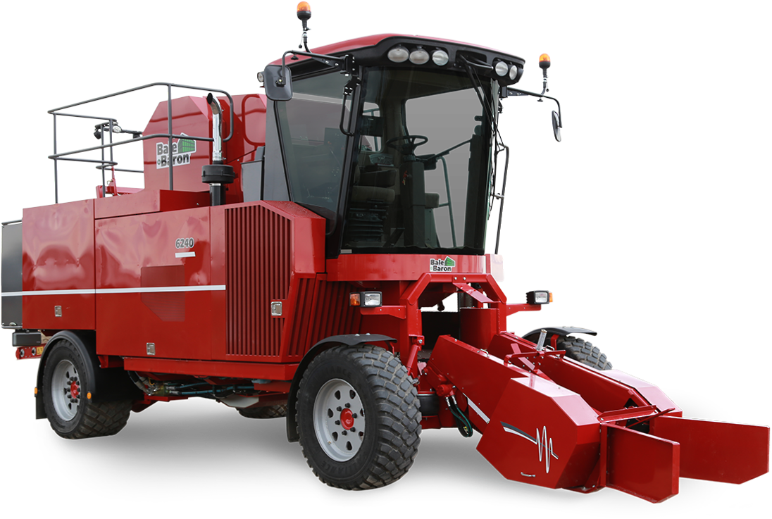 Bale Baron 6240sp - Self Propelled Hay Bale Baron (1102x750), Png Download