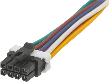 Custom Wiring Harness - Molex - Dc Power Cords (400x306), Png Download