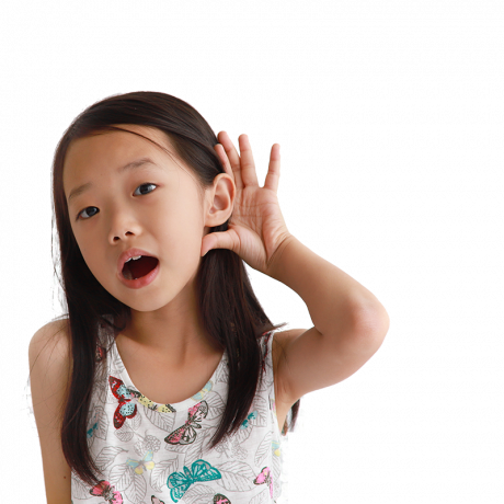 Asian Girl Listening - Listening (460x460), Png Download