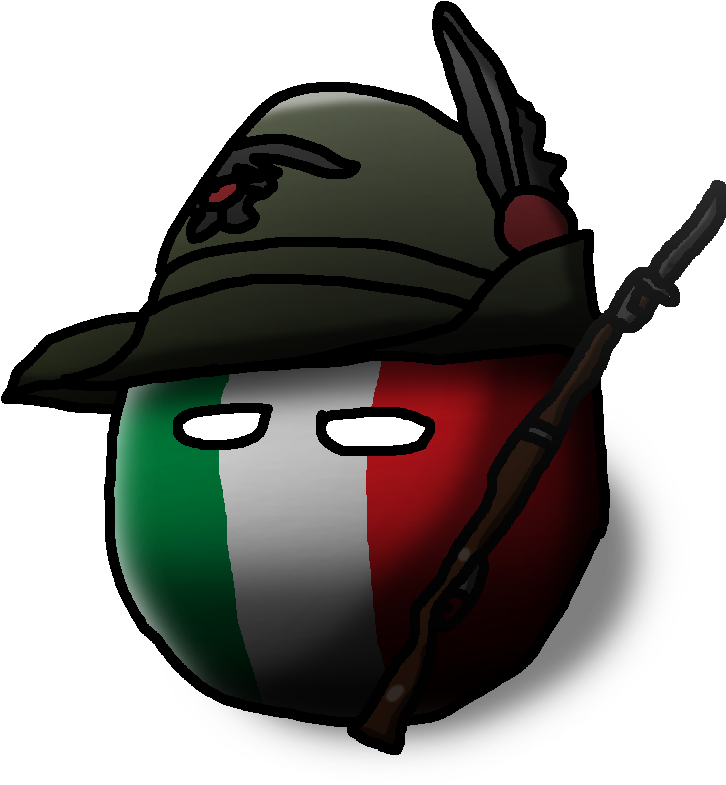 Italy Ball - Countryball Italyball Png (800x800), Png Download