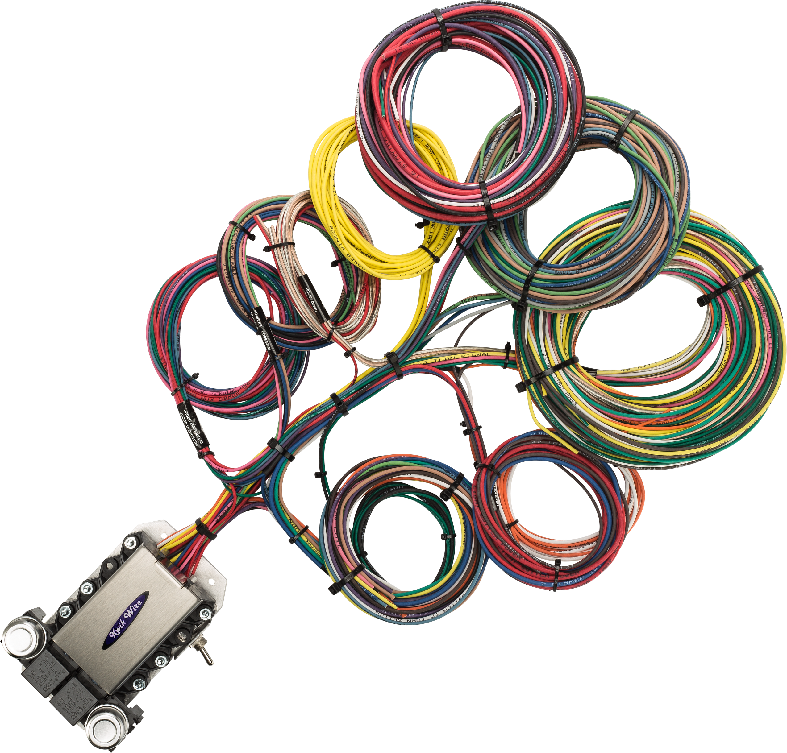 20 Circuit - Cable Harness (2550x2441), Png Download