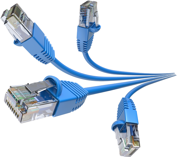 Structured Wiring - Telephone Poles And Wires (600x522), Png Download