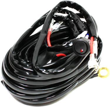 Led Wiring Harness With Relay - Relay (394x378), Png Download