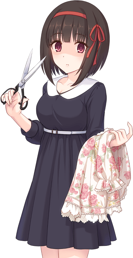 Cute Fiend Ax Kuraishi Eriko Rare Start 1 Surprised - Shy Transparent Anime Png (1000x1000), Png Download