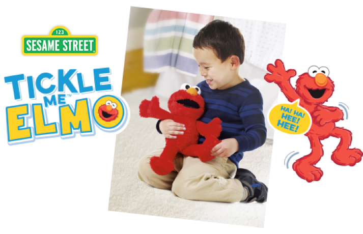 The Laugh Is Back - Hasbro Playskool Friends Sesame Street Tickle Me Elmo (713x460), Png Download