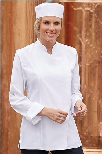 'chef Works' Long Sleeve Lansing Womens Basic Catering - Chef Works Lansing (500x500), Png Download