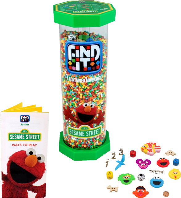 Find It Junior - Find It Games Jr Sesame Street (idy1070) (640x640), Png Download
