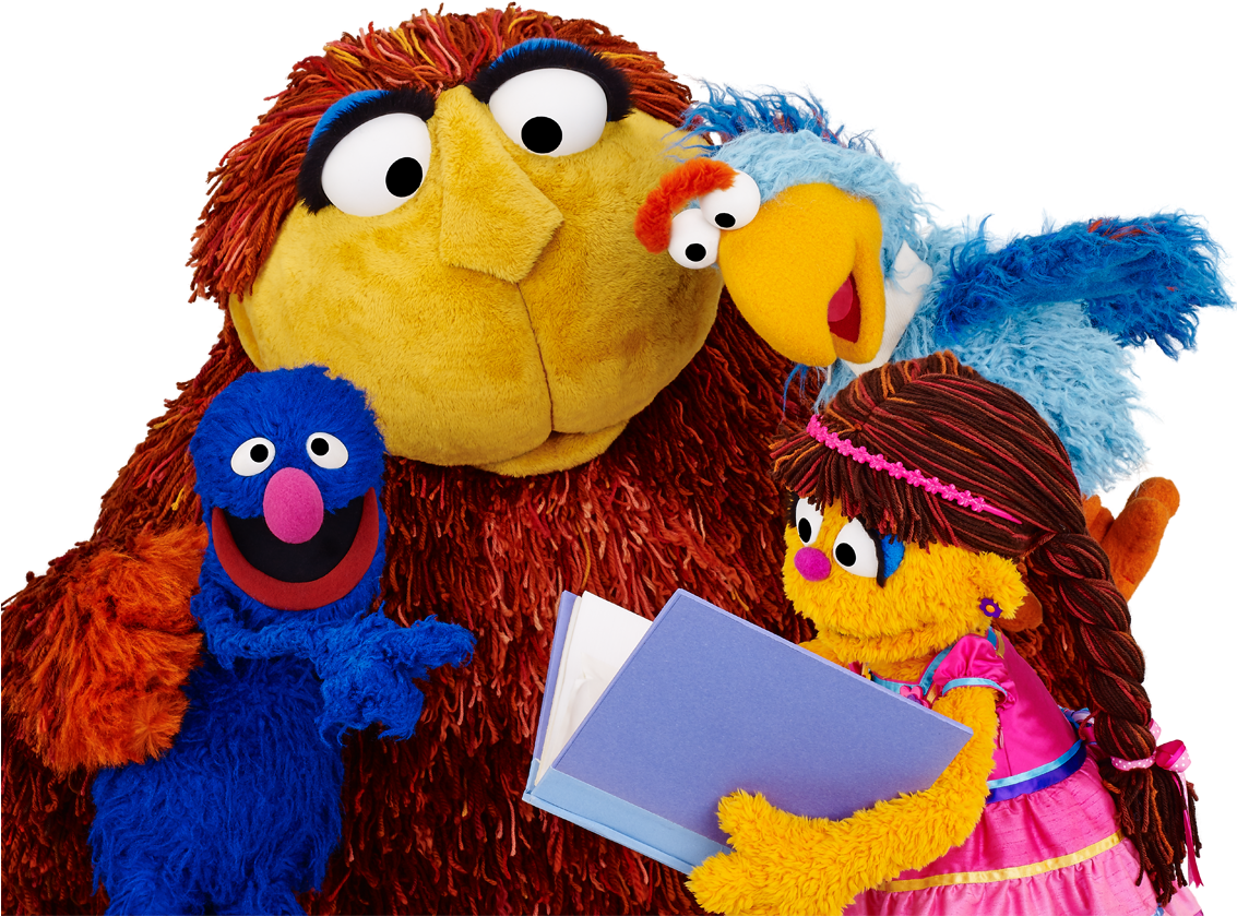 Gargur, No'maan, Melsoon And Shams Four Of The Muppet - Iftah Ya Simsim 2015 (1132x849), Png Download