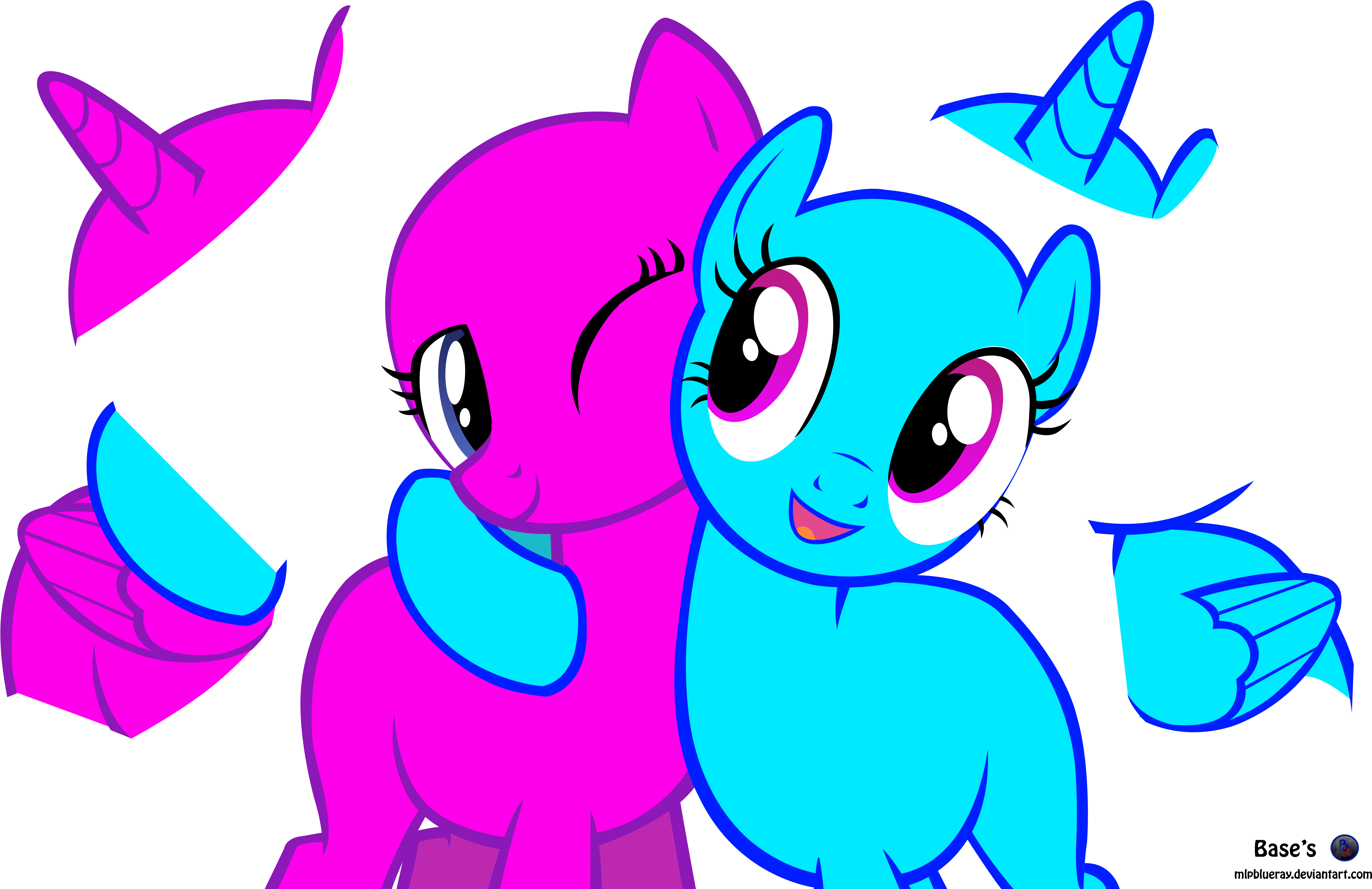 Post 21377 0 60588400 1386881313 Thumb - Mlp Ponies Hugging Base (6400x4090), Png Download