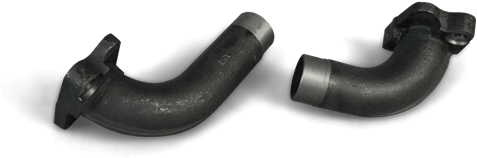 300 Tdi Outer Exhaust Manifold Sections “bull Horns” - Exhaust Manifold (500x500), Png Download