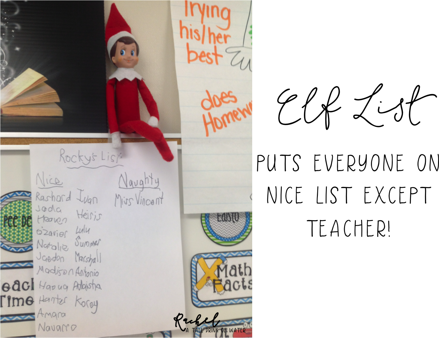 Ways To Use The Elf On The Shelf In The Classroom With - The Elf On The Shelf (1500x1131), Png Download
