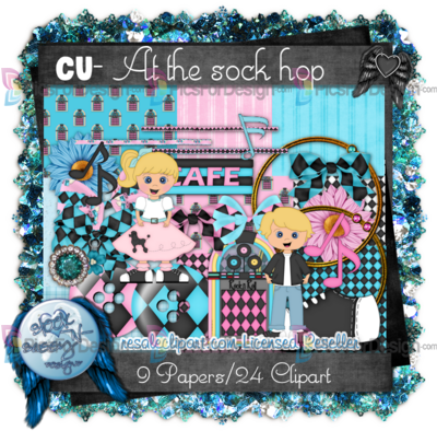 At The Sock Hop - Picture Frame (400x400), Png Download