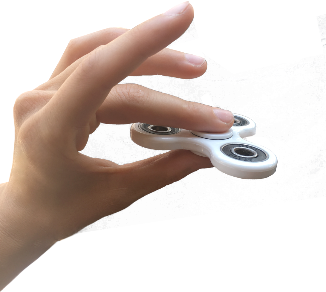 Fidget Spinner Hand Png (1090x1115), Png Download