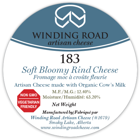 This Is A Bloomy Rind Like Highland Hall, But Without - Fromage Blanc Label (459x459), Png Download