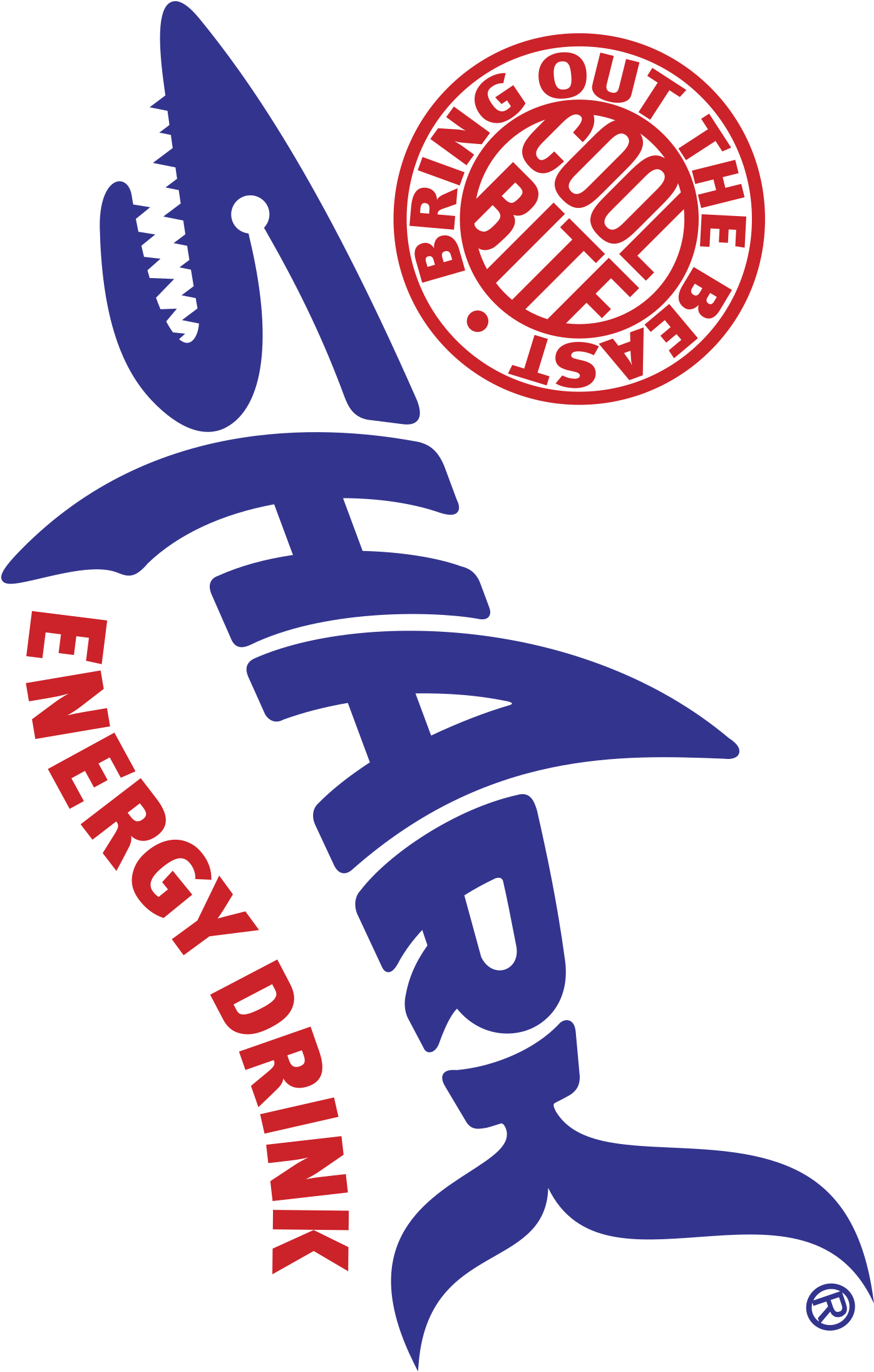 Shark Logo Png Transparent - Beverage Shark Energy Drink (2400x2400), Png Download