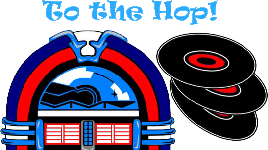 50s Sock Hop Clipart - Lets Go To The Hop (578x340), Png Download