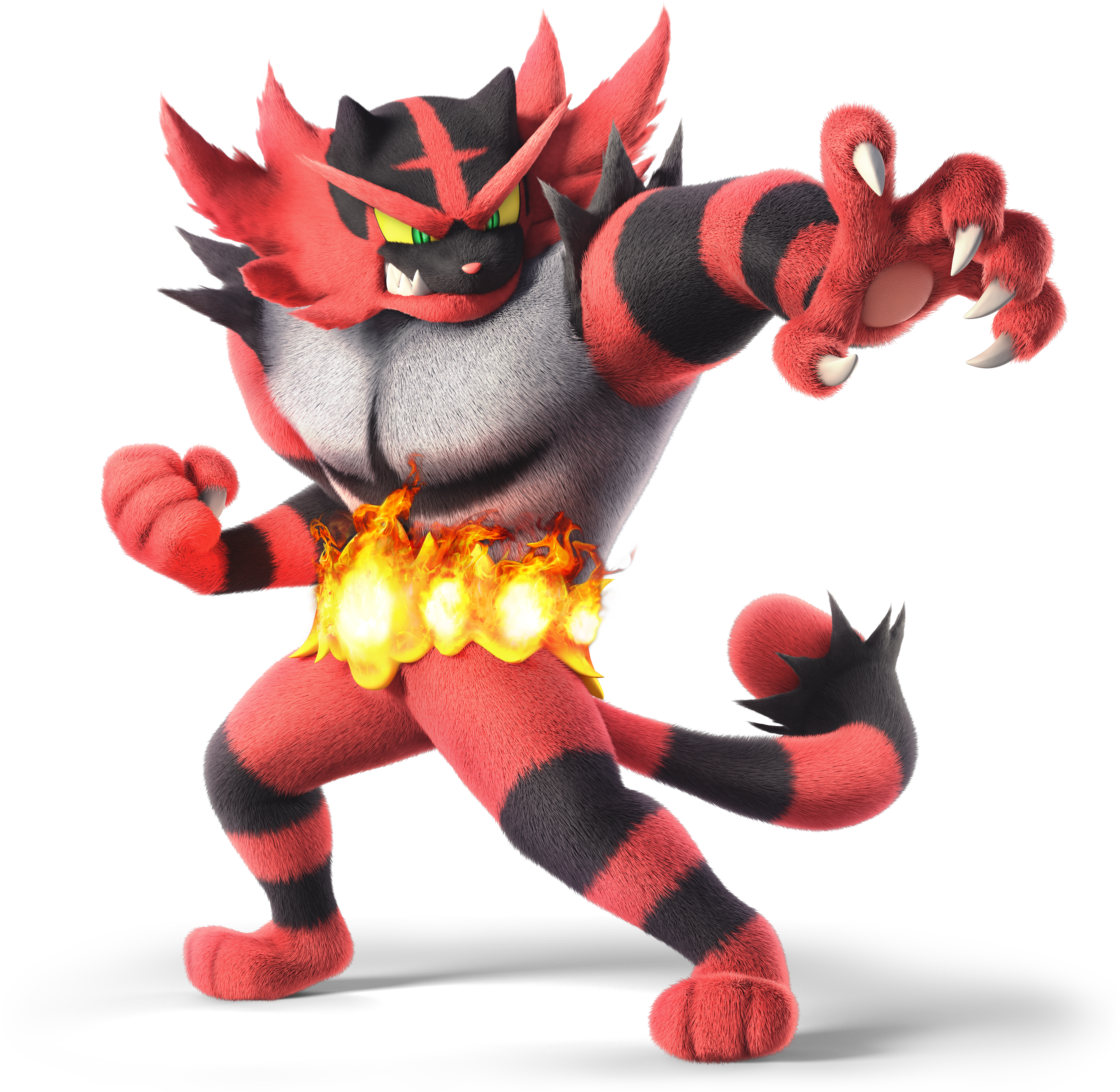 42 Mb Png - Super Smash Bros Incineroar (1280x1280), Png Download