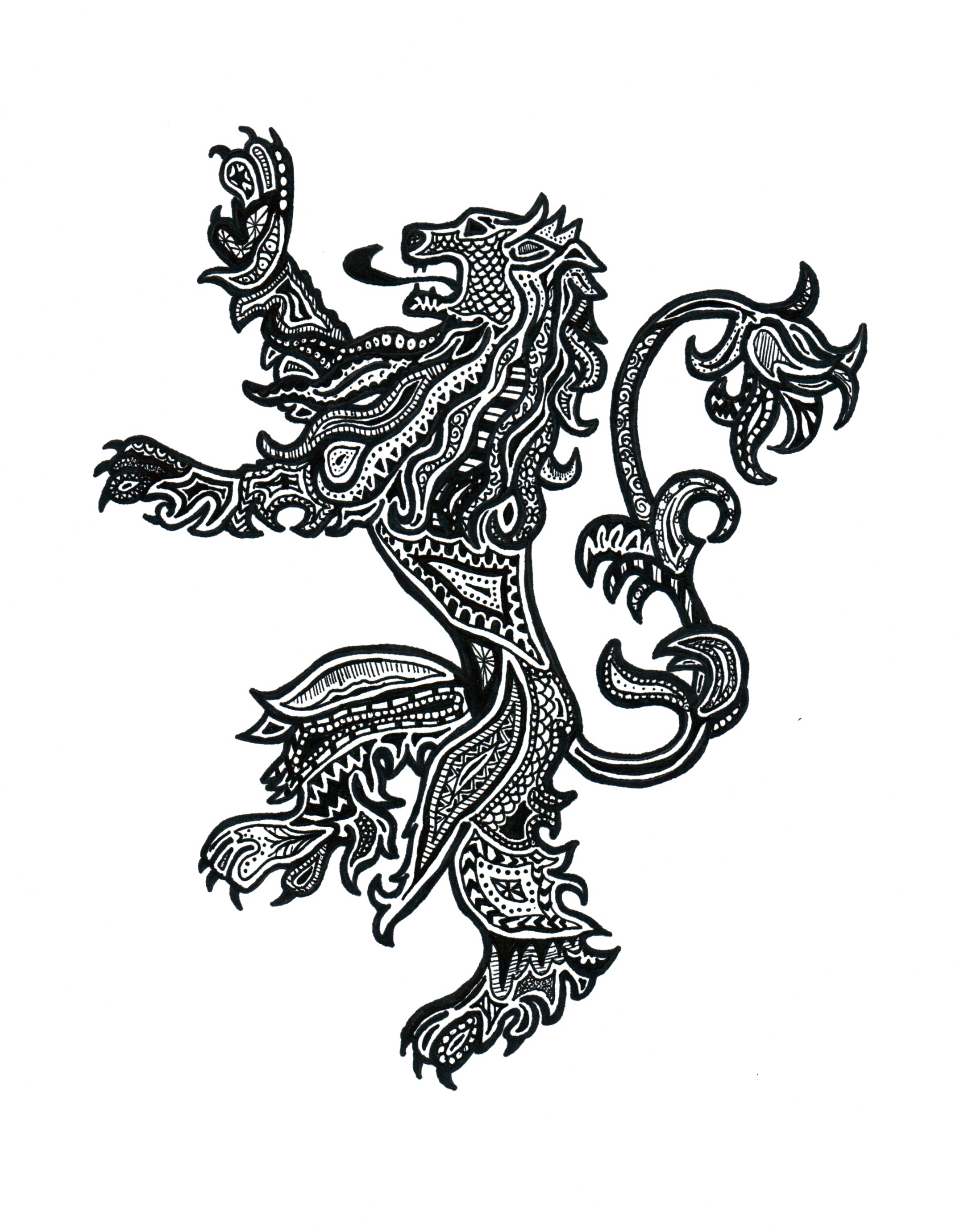 Game Of Thrones House Png Photo - Game Of Thrones Lannister Png (2160x2761), Png Download