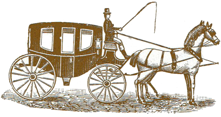 Alda&magnolia Hill - Stagecoach Clipart (800x452), Png Download