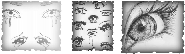 Crying Anime Eyes - Terrienne Tome 1 - Neuf (647x190), Png Download