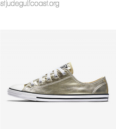 Online Shopping Converse Chuck Taylor All Star Lo Gold - Converse Chuck Taylor All Star Metallic Dainty Ox Low (480x658), Png Download