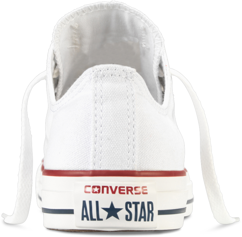 Converse Chuck Taylor All Star Ox Optical White - Converse Chuck Taylor All Star Lo Top Optical White (1000x1000), Png Download