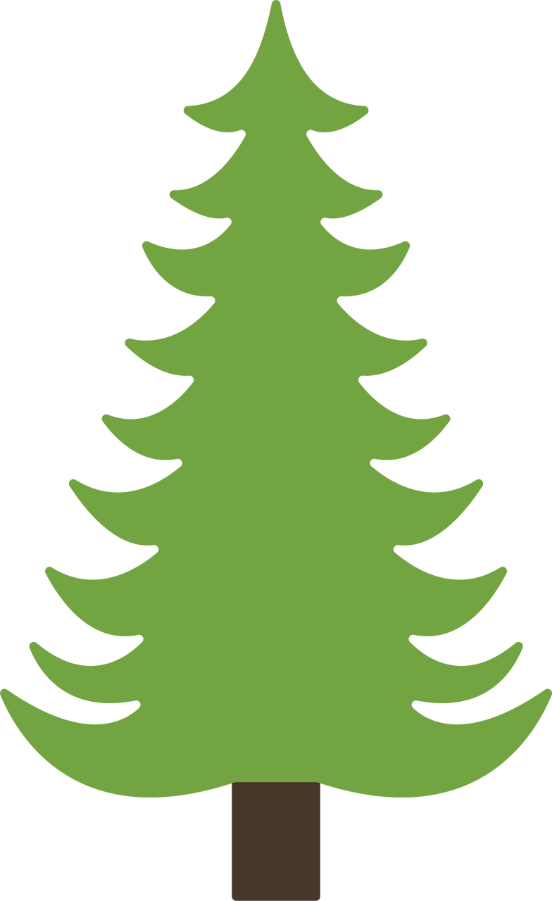 Image - Echo Park Dies-fir Tree (784x1280), Png Download