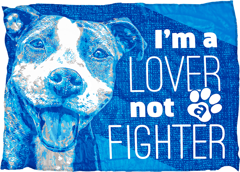 Pitbull Lover Blanket Inches Because You Know Your - Dog Licks (900x616), Png Download