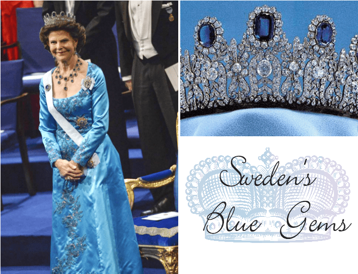 The Brilliant Blue Gems Found In The Leuchtenberg Sapphire - Queen Silvia Of Sweden (720x554), Png Download