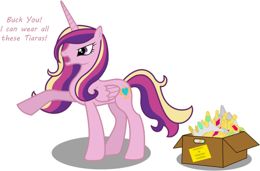 Yashmon, Cadance Loves Tiaras, Glare, Missing Accessory, - My Little Pony Young Princess Cadence (900x628), Png Download