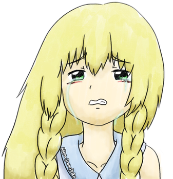 Png - Crying Lillie Deviantart (349x350), Png Download