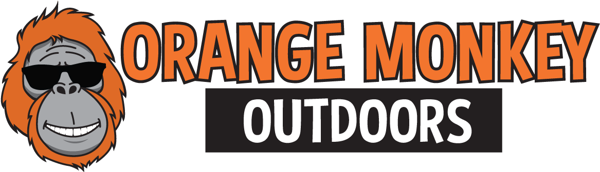 Orange Monkey Outdoors - Product (1183x335), Png Download