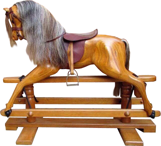 Rocking Horse Transparent Background (639x581), Png Download