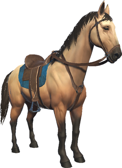 Horse - Saddled Horse (656x691), Png Download