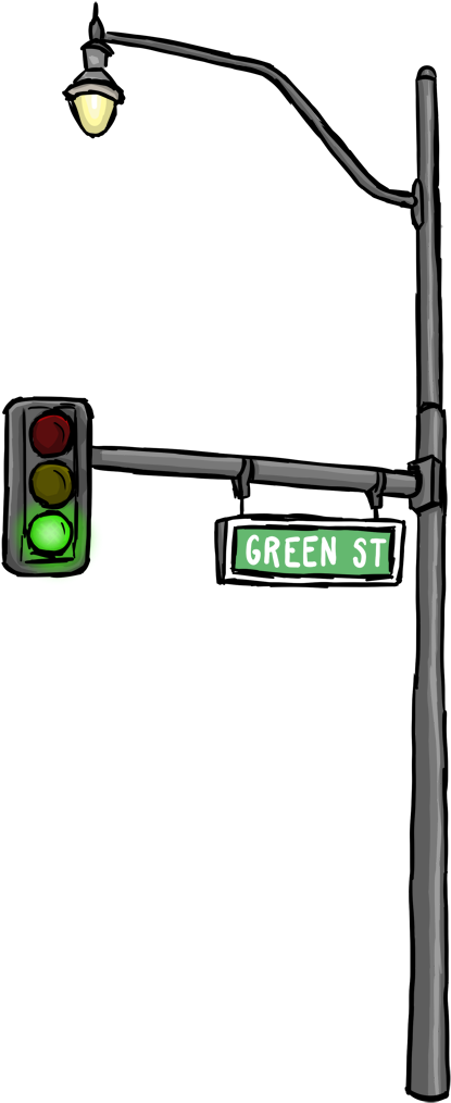 Traffic Light (500x1044), Png Download
