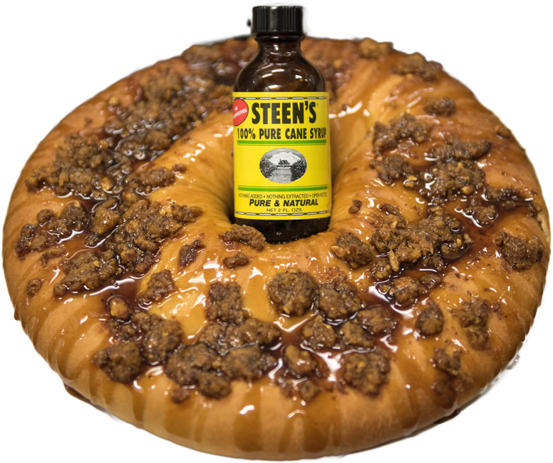 In 2015 The Boudin King Cake Was "invented" Right Here - Doughnut (834x683), Png Download