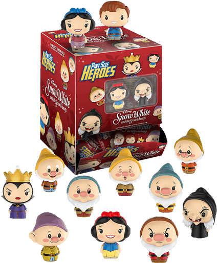 Snow White And The Seven Dwarves - Funko Pint Size Heroes - Snow White (600x600), Png Download