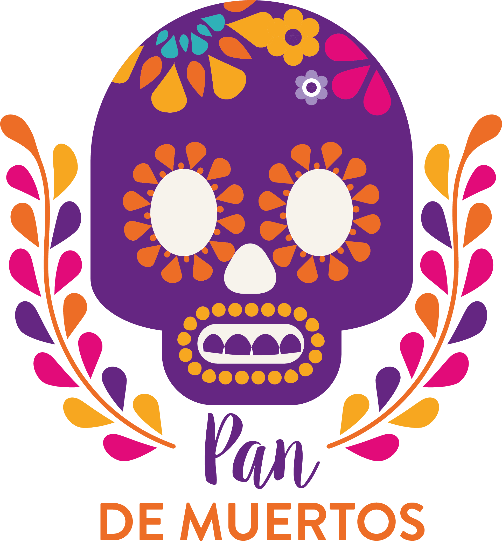 One Of The Most Mystic, Beautiful And Colorful Mexican - Stickers Dia De Muertos Png (1935x2159), Png Download