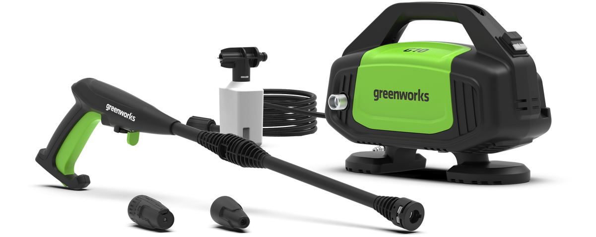 Greenworks Pressure Washer G10 - Greenworks 60v Pressure Washer (1200x748), Png Download