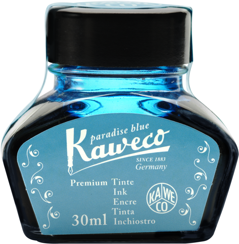 Kaweco 30ml Ink Bottle Paradise Blue - Kaweco Bottled Ink 30ml - Paradise Blue (1024x1024), Png Download