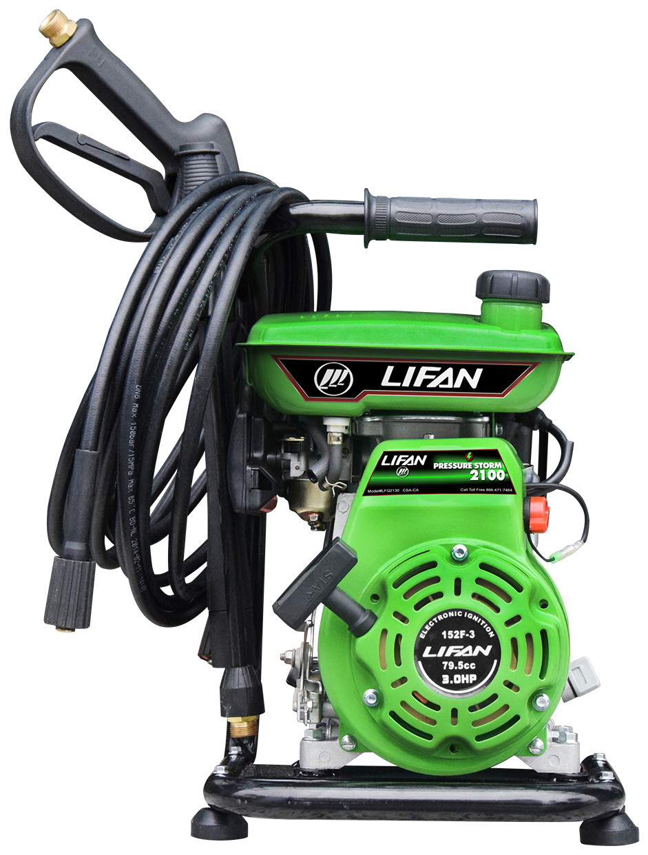 Lifan Power - Lifan Power Lfq2130-ca Pressure Washer Gas 2100psi (971x1261), Png Download